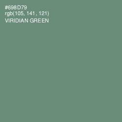 #698D79 - Viridian Green Color Image